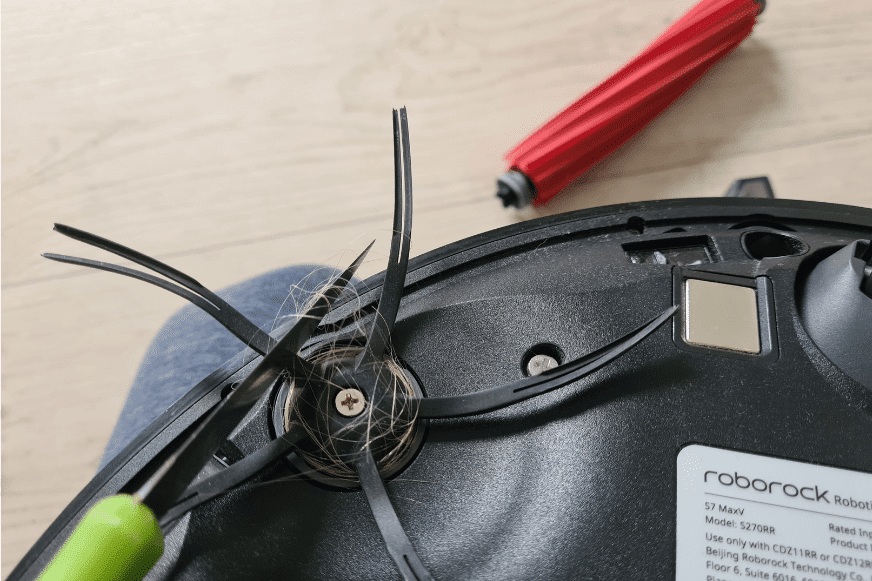 roborock s7 maxv poils et cheveux